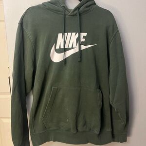 Nike Green Sweatshirt Hoodie Iconic Design